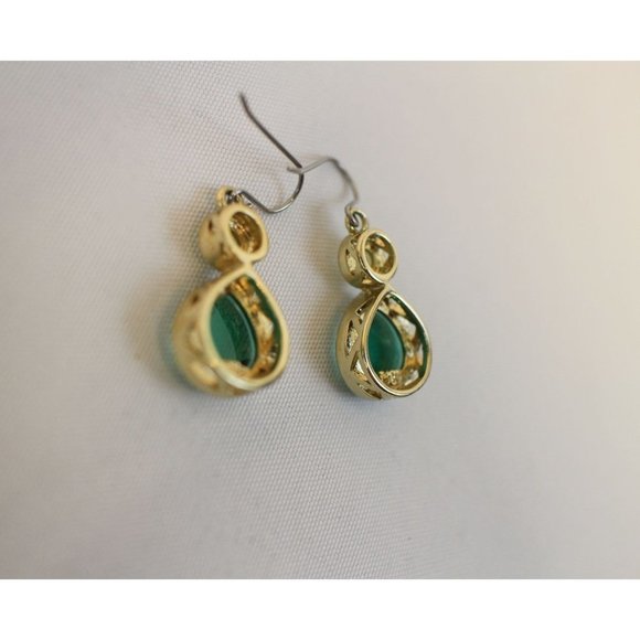 Vintage Silver Tone Drop Earrings - Picture 4 of 5